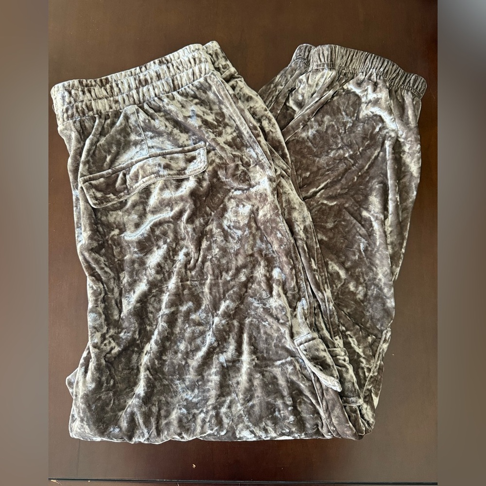 Jessica Simpson Velvet Lounge Pants in Tan